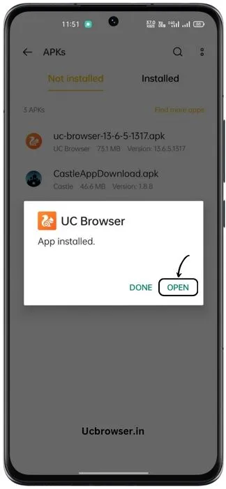 UC Browser install
